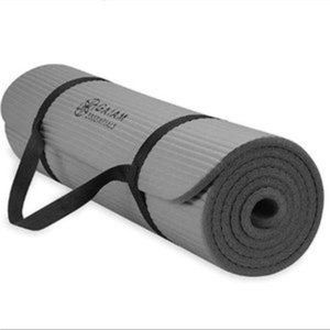 New Thick Yoga Mat Fitness & Exercise Mat with Easy-Cinch Yoga Mat * NEW*